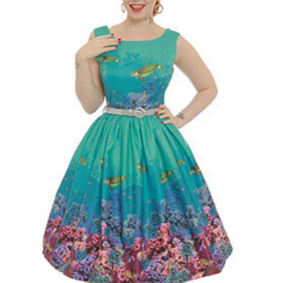 Coral Reef Print Evening Dresses